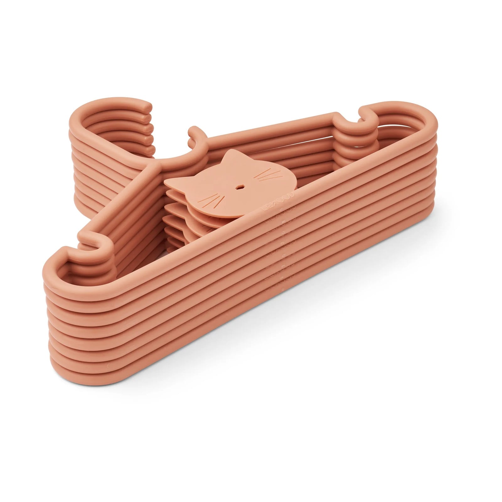 Liewood Falton katten kledinghangers 8-pack Tuscany rose