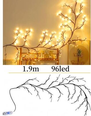 Inspire Select USB Willow Vine LED Branch Lights Flexible DIY Wall Decor With 8 Lighting Modes 72 Leds