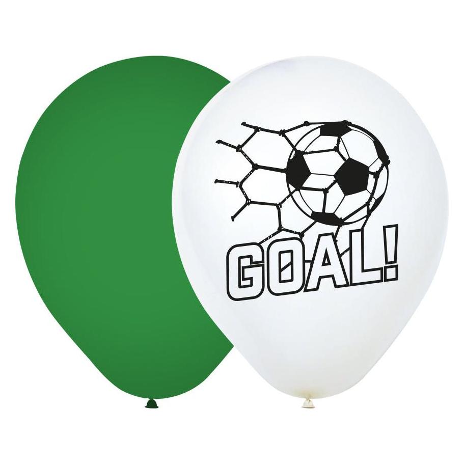 Globos Europe Fussball-Latexballons, 8 Stück (8x) (5712735073222)