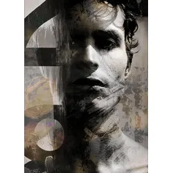 Glasbild LOFT MEN (BH 80x120 cm) - BH 80x120 cm