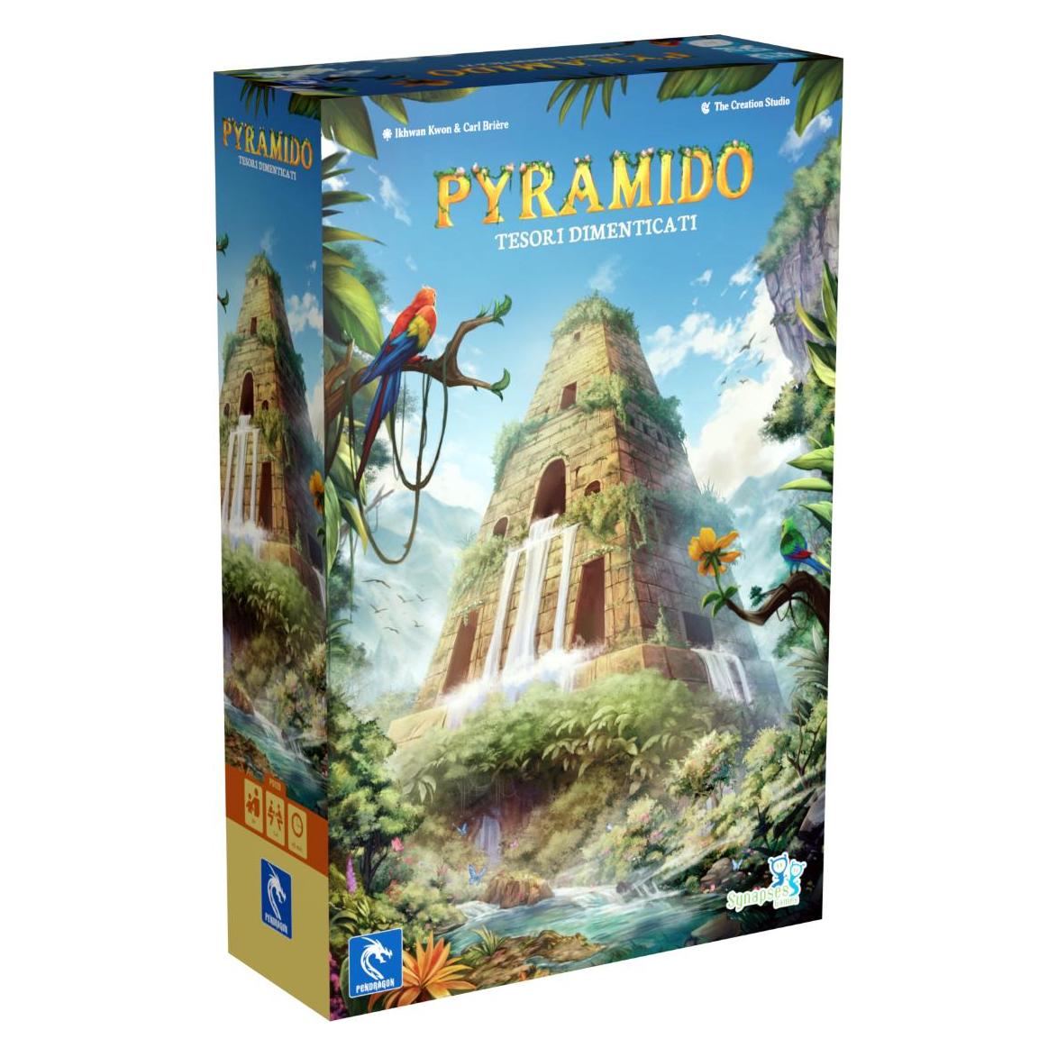Pendragon - Forget Pyramido Tesori - Italian Edition - Board Game Age 8+, 1 to 4 Players (Italienisch, 1 - 4 Spieler) (56768022)