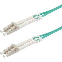 ROLINE LWL-Kabel 50/125µm OM3, LC/LC, Low-Loss-Stecker, türkis, 10 m 21.15.8828