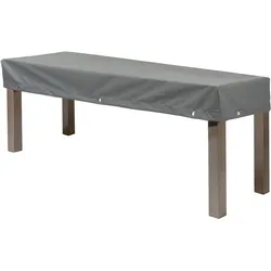 Heinemeyer Abdeckhaube mit Abhang Sondermaß 370 x 45 cm, Teak Safe Grau