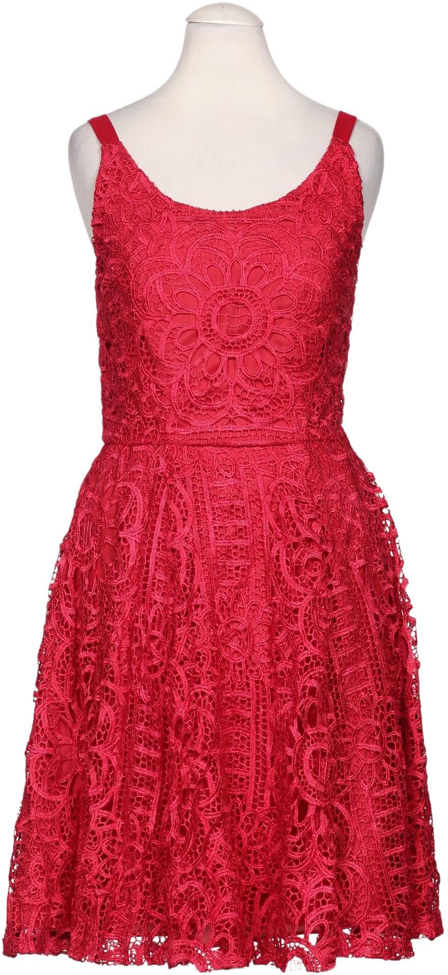 weise Damen Kleid, Rot, Gr. S, Synthetik - Second Hand