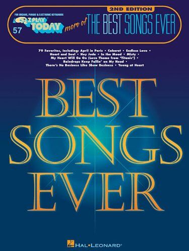 Hal Leonard Publishing Corporation - More of the Best Songs Ever: E-Z Play Today Volume 57 - Preis vom 04.10.2026 03:51:26 h