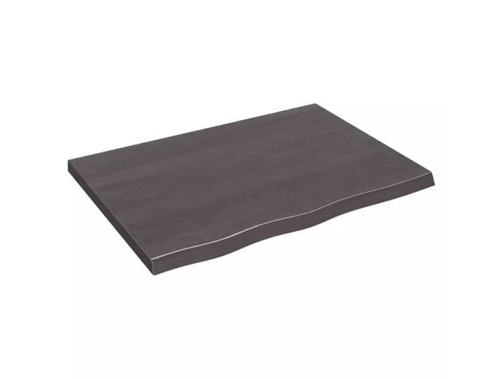 VidaXL - Waschtischplatte eichenholz, One Size, Grau
