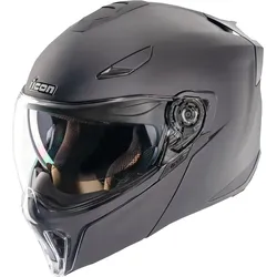 Icon Threshold Solid, Modularhelm - Matt-Schwarz - XL