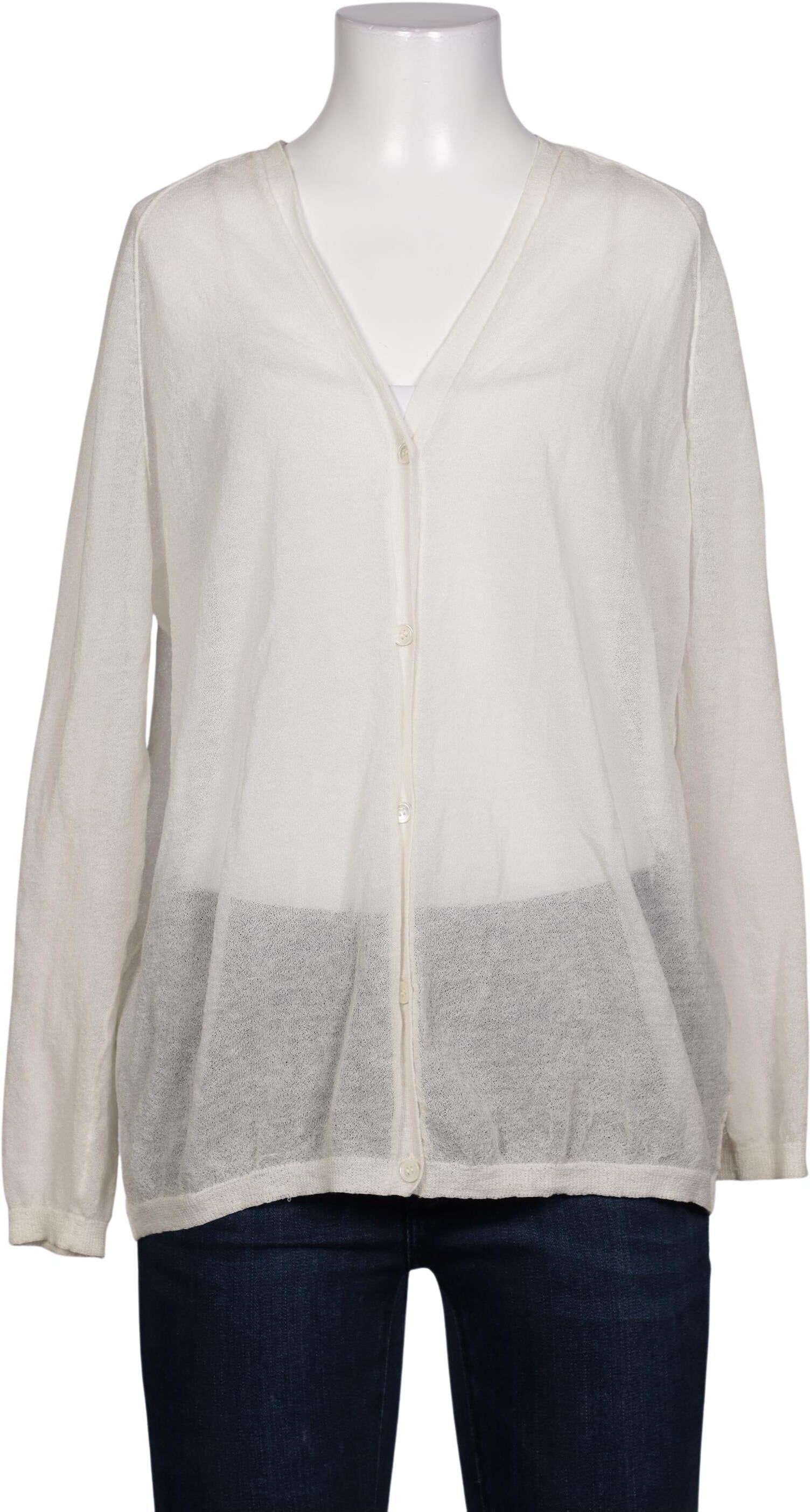 Turnover Damen Strickjacke, Cremeweiß, Gr. S, kein / Etikett - Second Hand