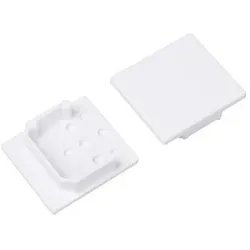 Brumberg 53057070 Endkappen-Set zu LED-Anbauprofil 53603070, weiss