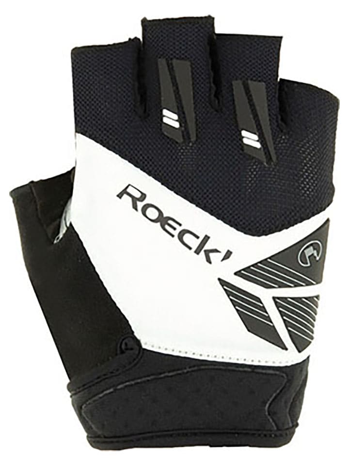 Roeckl SPORTS Fahrradhandschuhe "Index" in Schwarz/ Weiß - 6,5