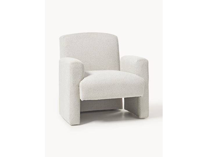 Bouclé-Loungesessel Aven
