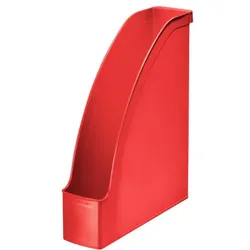 LEITZ Stehsammler Polystyrol rot , DIN A4