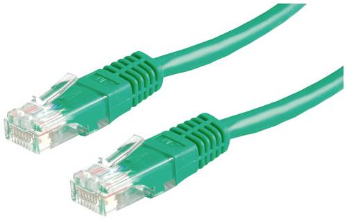 Value 21.99.1533 RJ45 Patchkabel CAT 6 U/UTP 1.00m Grün