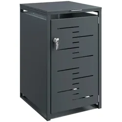MÜLLTONNENBOX Metall Einzelbox 240 L 69,2×116,2×80,2 cm