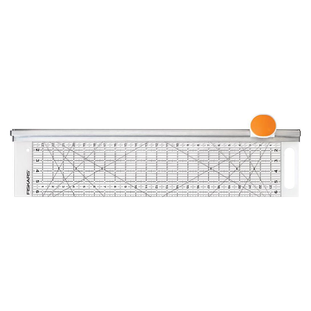 Fiskars Rollmesser Ø 45 mm) mit Lineal, 6" x 24", Orange/Weiss, 1014651 (FS1014651)