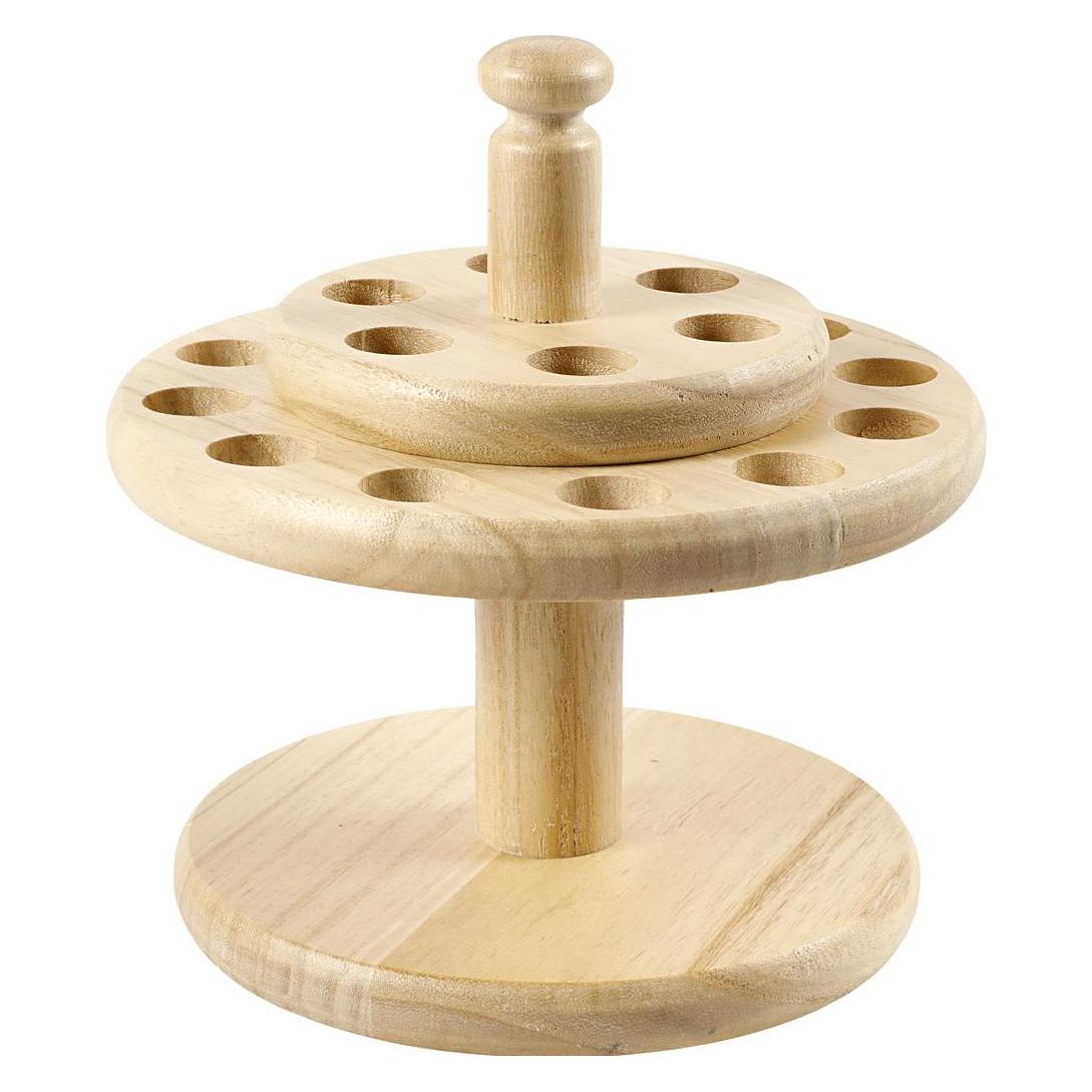 Creativ Company Holzartikel Scherenhalter für 18 Scheren (13138)