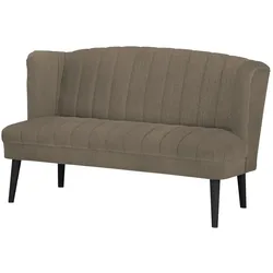 switch Küchensofa Samt  Rina ¦ braun ¦ Maße (cm): B: 156 H: 92 T: 76.0
