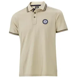 Mercedes-Benz Poloshirt Herren creme kurzarm Modern fit Größe 2XL B66041746 - 2XL