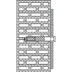 Hewi S 50 Befestigungsmaterial BM1288 höhenverstellbar, für Hochlochziegel, Hohlblockstein