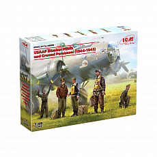 ICM - USAAF Bomber Pilots and Ground Personnel (1944-1945) - 1:48 - 5 Figuren 307253