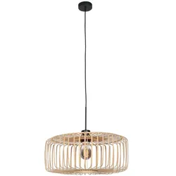 Steinhauer Pendelleuchte 1-fl. "Sparkled Light" 4184ZW (3602ZW + K2002BS) Schwarz + Braun STE-4184ZW