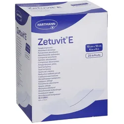 Zetuvit E Saugkompressen steril 10x10 cm