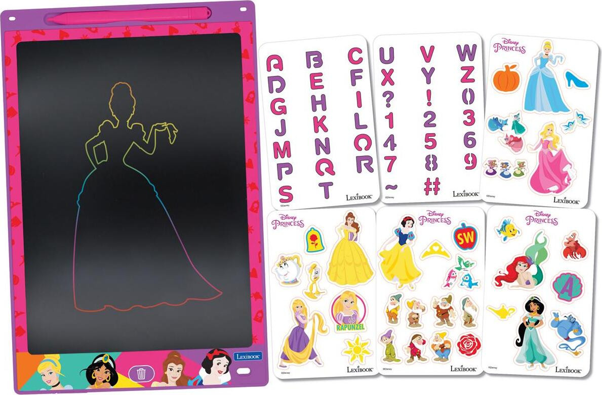 Lexibook Disney Princess Tablet met e-ink scherm, model CRT10DP