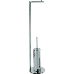 Straight Toilettenpapierständer und WC-Bürste Chrom
