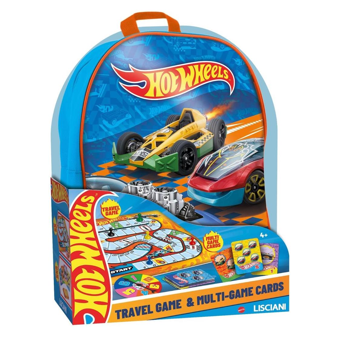 Lisciani Hot Wheels Dwie Gry W Plecaku (74632596)