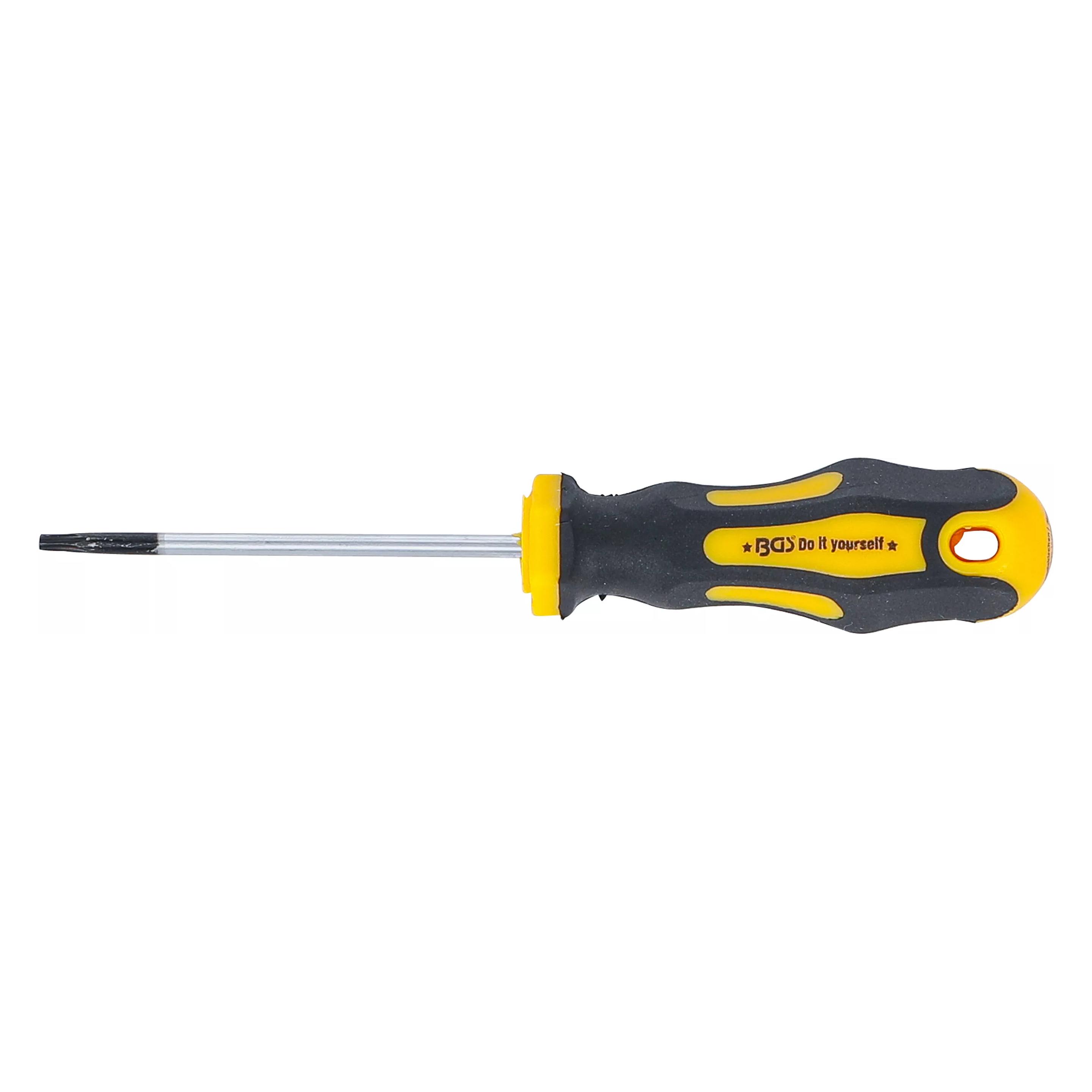BGS Schraubendreher T-Profil (für Torx) T9 Klingenlänge 60 mm (7844-T9)