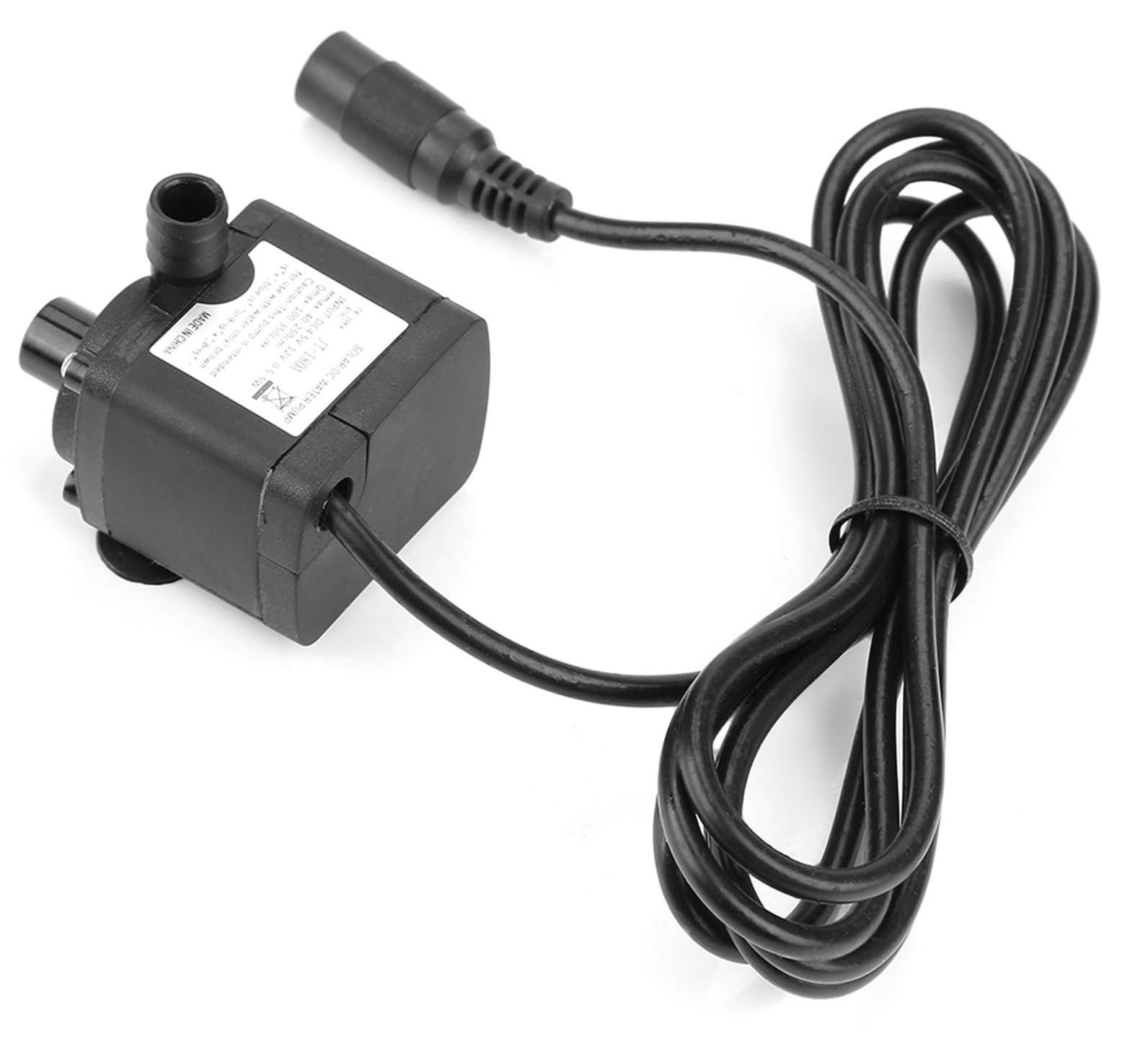Lustrens Mini dompelbare waterpomp 12V, 350L/h, geluidsarm ontwerp