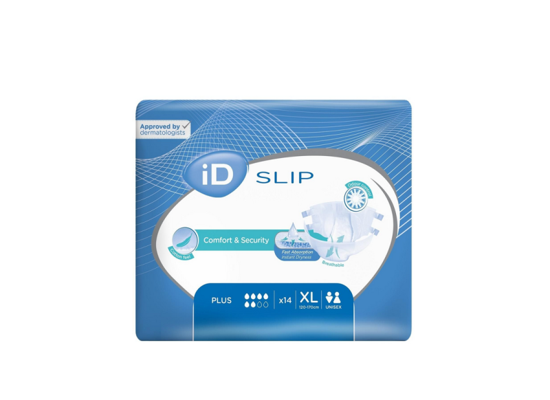 Ontex iD ID Expert Slip Plus XL - 8 paquets de 14 protections