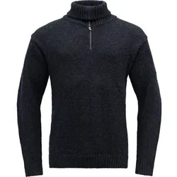 DEVOLD Herren Pullover NANSEN SWEATER ZIP NECK, Größe L in Blau Blau