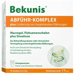 Bekunis Abführ-komplex Plus Sachets 10X9,15 g