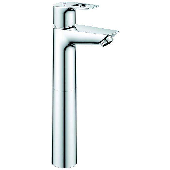Grohe BauLoop Waschtischarmatur 23764001 1/2", XL-Size, ohne Ablaufgarnitur, mit Temperaturbegrenzer, chrom