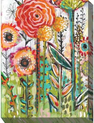 Oh Happy Day Outdoor Wall ART by West Of The Wind in Multi
