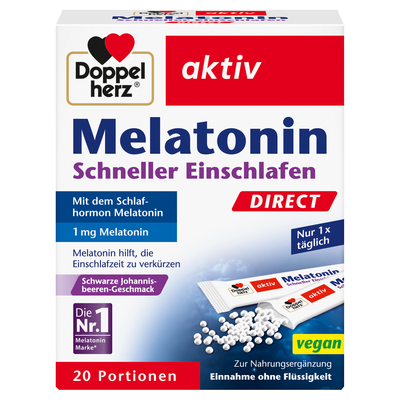 Queisser Pharma GmbH & Co. KG DOPPELHERZ Melatonin DIRECT Schneller Einschlafen 17 g 17825710