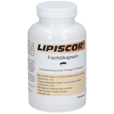 Lipiscor Fischölkapseln Omega-3 120 St Kapseln