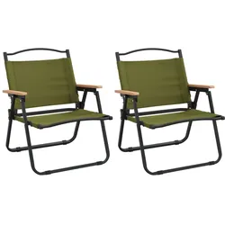 vidaXL  2 Stk. Grün 54x43x59 cm Oxford-Gewebe