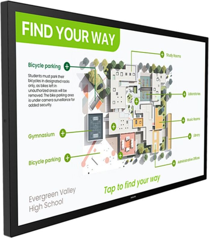 Philips 3000 series 55BDL3751T/00, Interaktiver Flachbildschirm, 138,4 cm (54.5"), LCD, 3840 x 2160 Pixel, WLAN