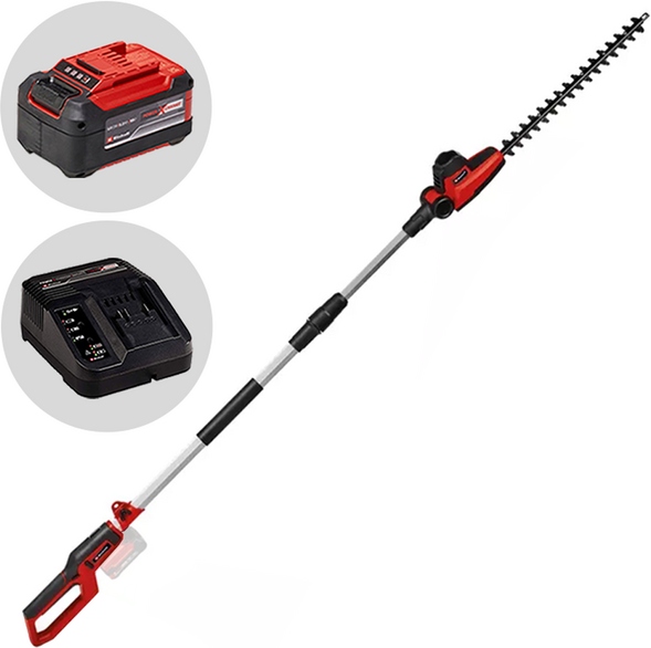Einhell GC-HH 18/45 Li T - Tagliasiepi su asta di prolunga a batteria 18V 5.2Ah