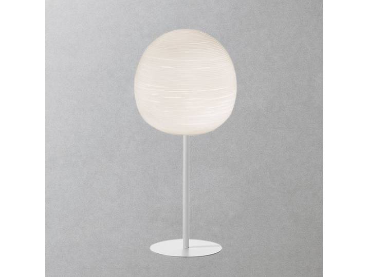 Foscarini Designer Tischlampe Rituals, dimmbar, weiß / opal, für Wohn- / Esszimmer, Glas, Design, Tischlampe