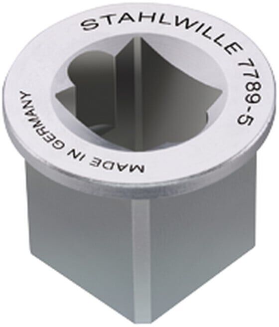 7789-5 Carré adaptateur Länge 15,5 mm; Durchmesser 29 mm ; Stahlwille (58524091)