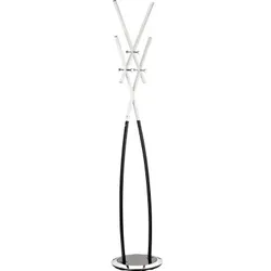 ALCO Garderobenständer 2876-10 182cm Metall schwarz/weiß