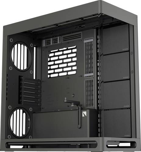 HAVN HS 420 PC-Gehäuse, Midi-Tower, E-ATX, Tempered Glass - schwarz Midi-Tower Gehäuse, Gaming-Gehäuse, PC-Gehäuse Schwarz