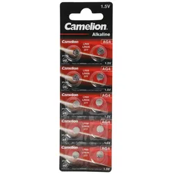 Camelion Marken Knopfzelle AG 4 Batterie 10er Set entspricht V376, V377 Knopfzelle LR626 Batterien, 1,5V typisch 18mAh