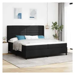 vidaXL, Boxspringbett, Alexandria (Linien-Design) (200 x 200 cm)