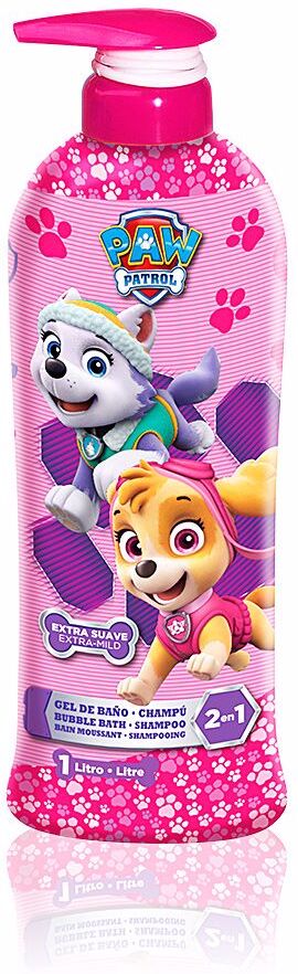 Cartoon Patrulla Canina Rosa gel & champú 2en1 1000 ml