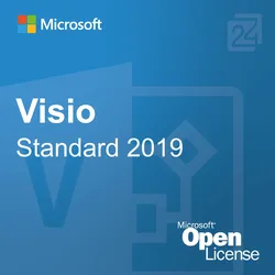 Microsoft Visio 2019 Standard, Open License, Multilanguage