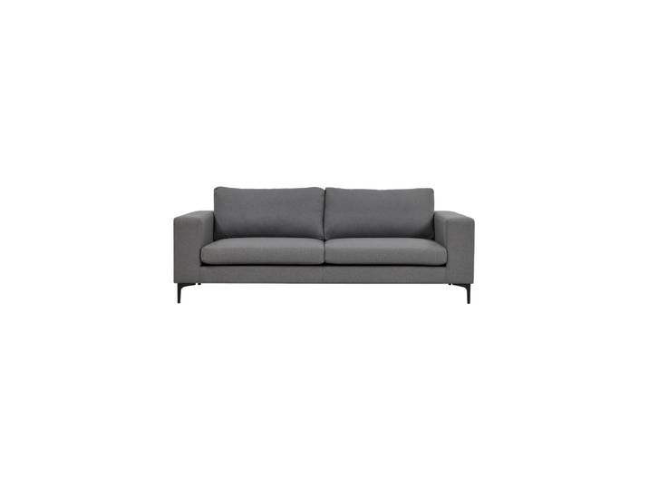 3-Sitzer Design Samtsofa „Bolero“ Grau VE DESIGN